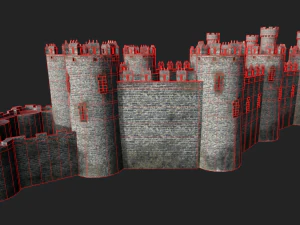 medieval castle 3D Model
