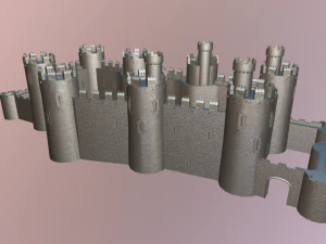 medieval castle 3D Model