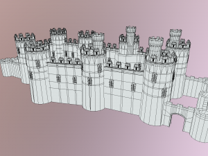 medieval castle 3D मॉडल