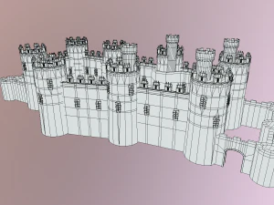 medieval castle 3D Model