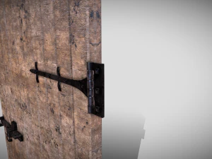 medieval arched door 3D Model