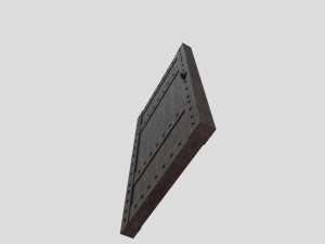 medieval door Modèle 3D