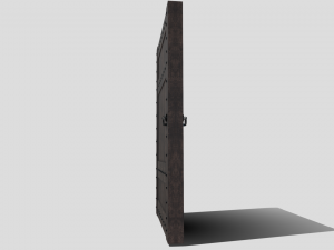 medieval door Modèle 3D