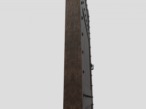 medieval door Modèle 3D