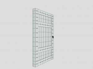 medieval door Modèle 3D