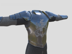 medieval armour 3D 모델