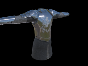medieval armour 3D 모델