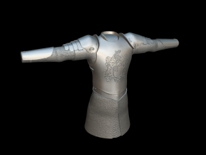 medieval armour 3D 모델