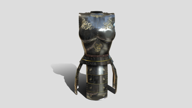 medieval armour Modelo 3D .c4d .max .obj .3ds .fbx .stl .blend 