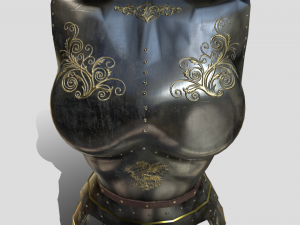 medieval armour Modelo 3D