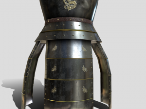 medieval armour Modelo 3D
