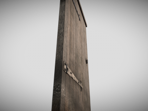 medieval door 3D मॉडल