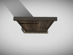 medieval door 3D मॉडल