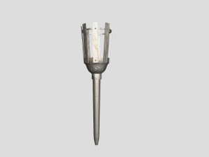 medieval torch 3D 模型