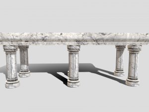 medieval altar 3D 모델
