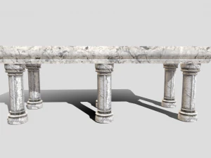 मध्ययुगीन वेदी 3D मॉडल