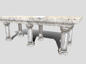medieval altar 3D Model