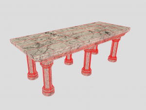 medieval altar Modello 3D