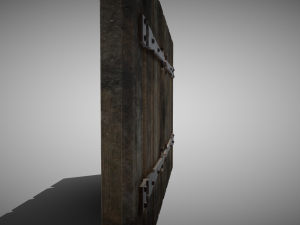 medieval window shutters 3Dモデル