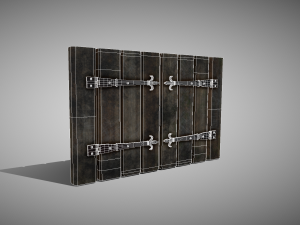 medieval window shutters 3Dモデル