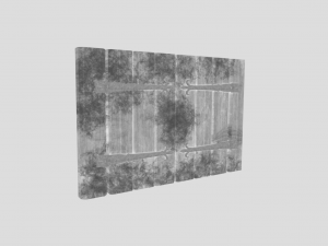 medieval window shutters 3Dモデル