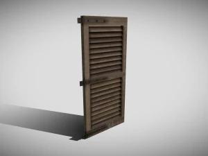 penutup jendela abad pertengahan Model 3D