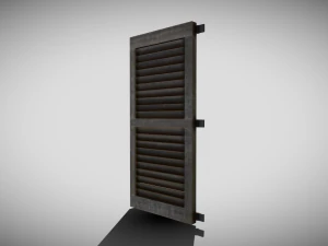 mittelalterlicher Fensterladen 3D Modell