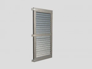 mittelalterlicher Fensterladen 3D Modell