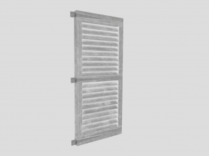 medieval window shutter 3D Модель