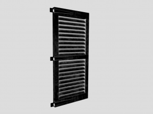 medieval window shutter 3D Модель