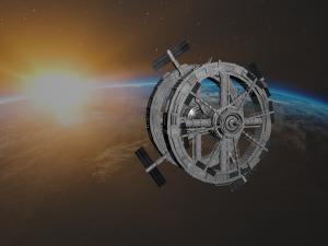 space station 3D 모델