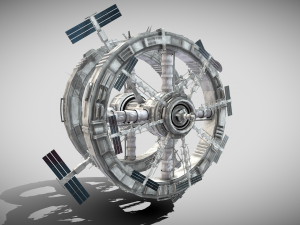 space station 3D 모델