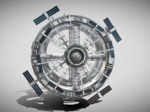 space station 3D 모델