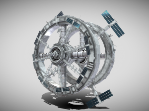 space station 3D 모델