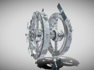 space station 3D 모델