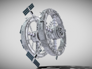 space station 3D 모델