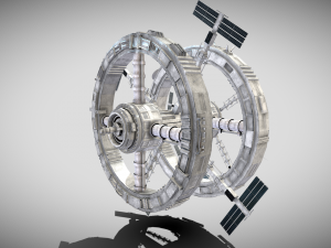 space station 3D 모델