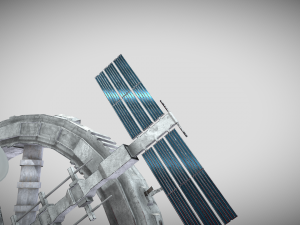 space station 3D 모델