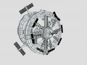 space station 3D Model