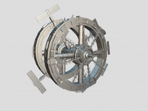 space station 3D 모델