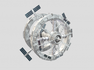 space station 3D 모델