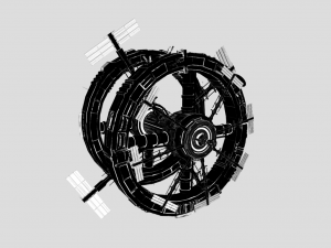 space station 3D 모델
