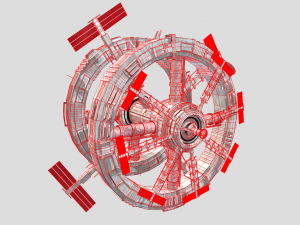 space station 3D 모델