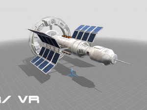 generic spacecraft 3D 모델