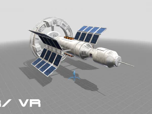 универсальный космический корабль 3D Модель