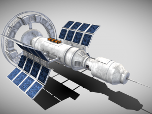 generic spacecraft Modelo 3D