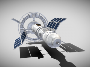 generic spacecraft Modelo 3D