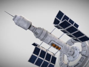 generic spacecraft Modelo 3D