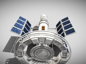 generic spacecraft Modelo 3D