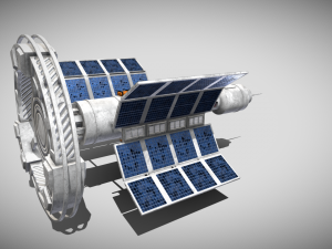 generic spacecraft Modelo 3D